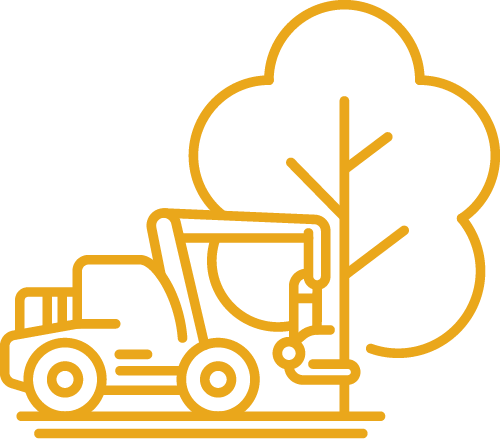 land clearing icon